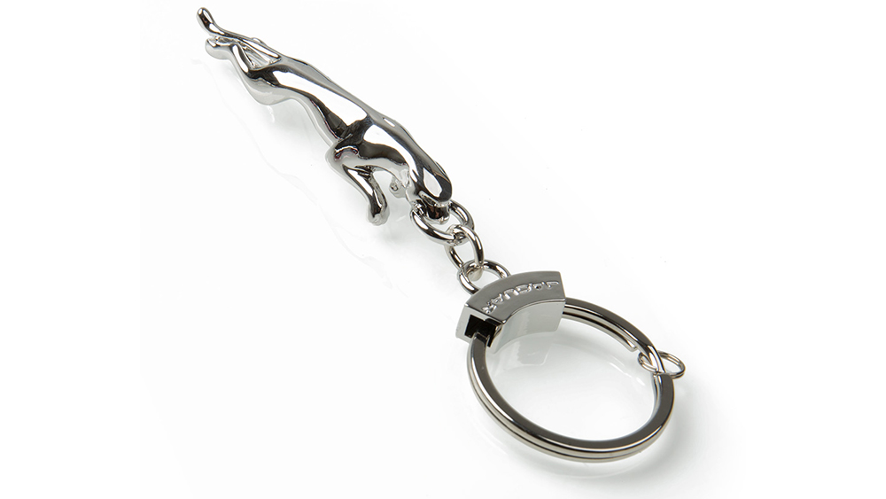 JAGUAR キーリング スターリングシルバー Leaper Keyring - Silver | Jaguar Collections