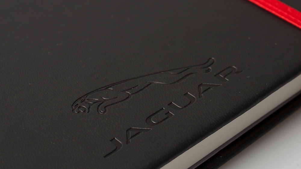 Shop Jaguar Note Book Large A5 - Black in UAE