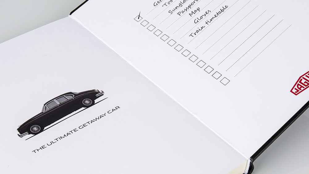 Shop Jaguar Heritage Dynamic Graphic Note Book - A5 in UAE