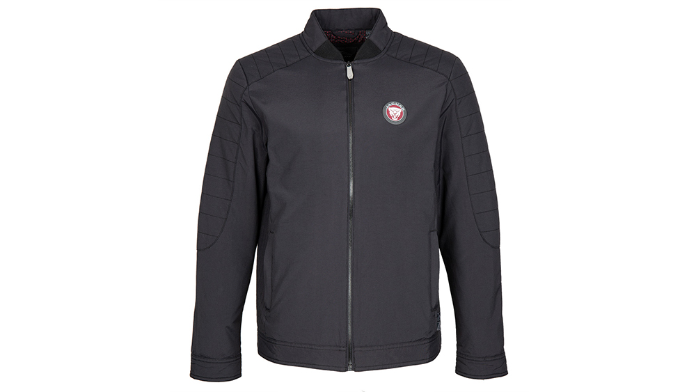 جاكيت السائق العصري للرجال - أسود