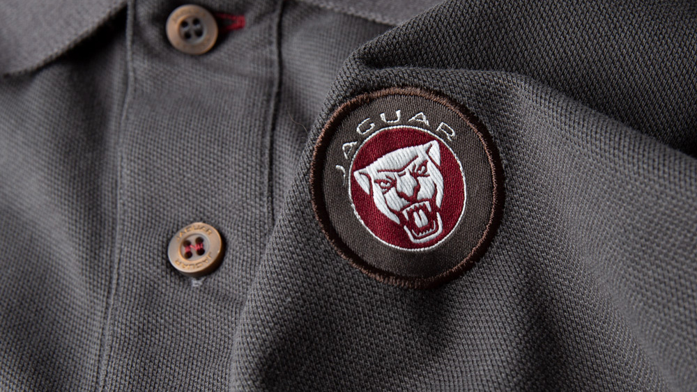 Shop Jaguar Men's Accent Collar Polo Shirt - Dark Grey in UAE