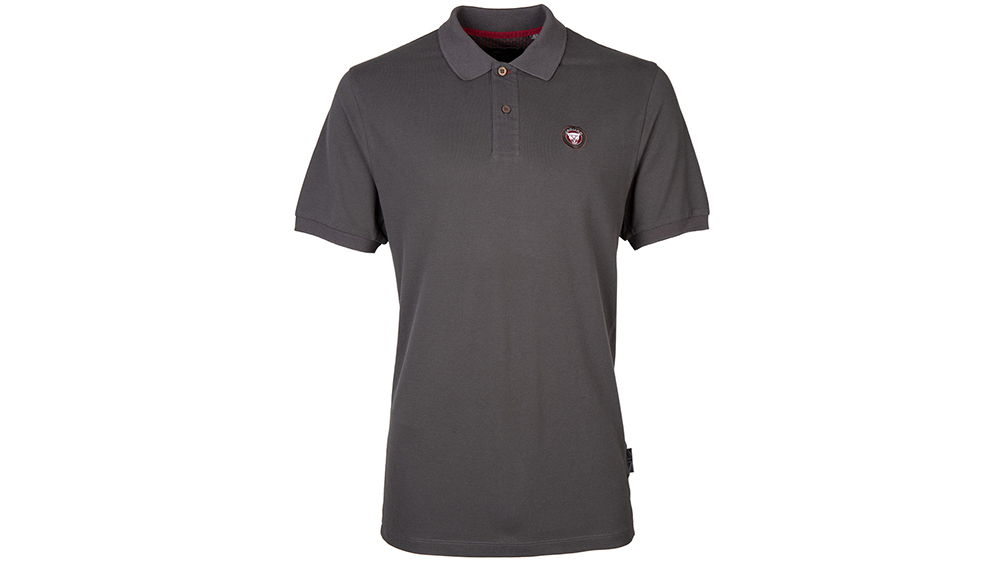 Jaguar Men's Accent Collar Polo Shirt - Dark Grey