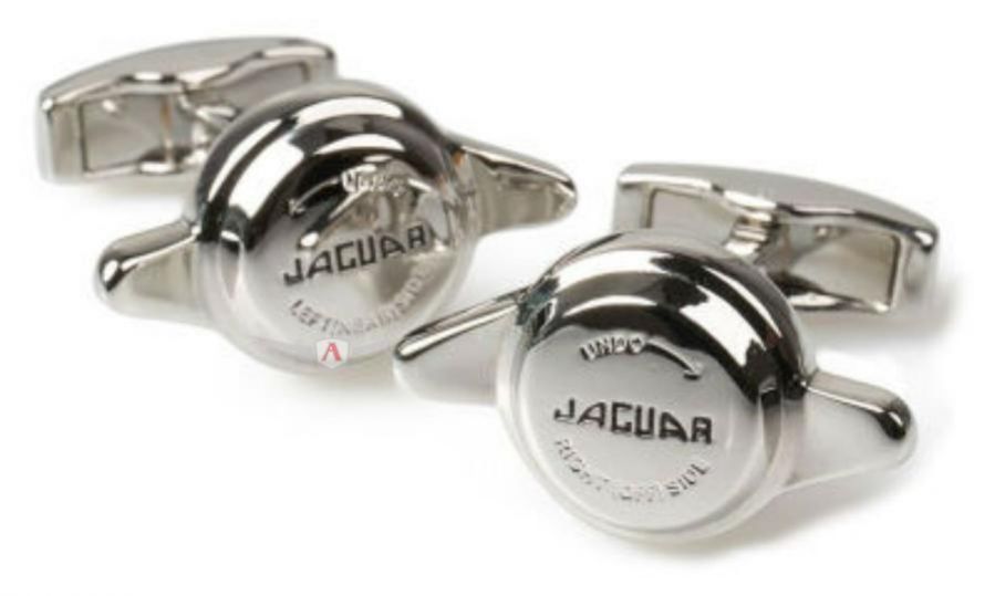 Jaguar SPINNER CUFFLINKS - Silver
